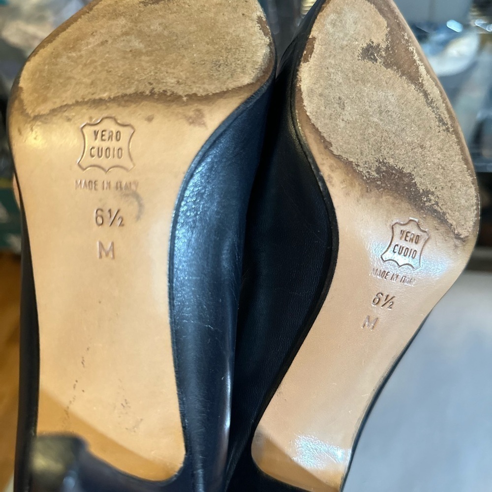 Vintage Black Bally pumps size 6.5 - Picture 6 of 7
